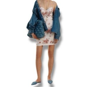 Brock Collection X H&M Floral Bustier Corset Dress Size XL